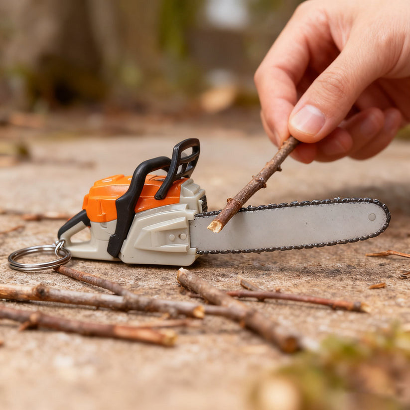 Mini Functional Power Tool Keychain Set