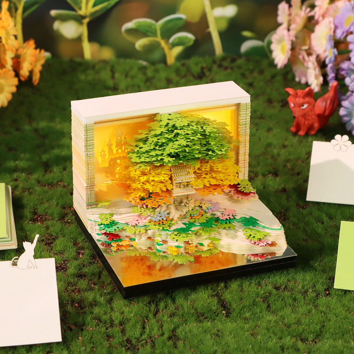 Green Tree House(With Light & Calendar 2026)